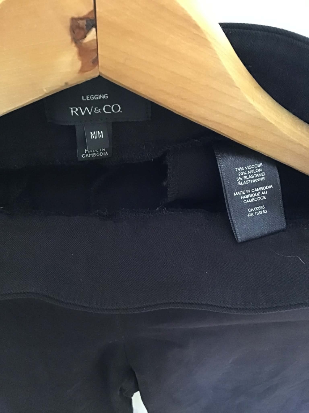 RW&CO. Black Women's Jeggings - Stretch Viscose Blend